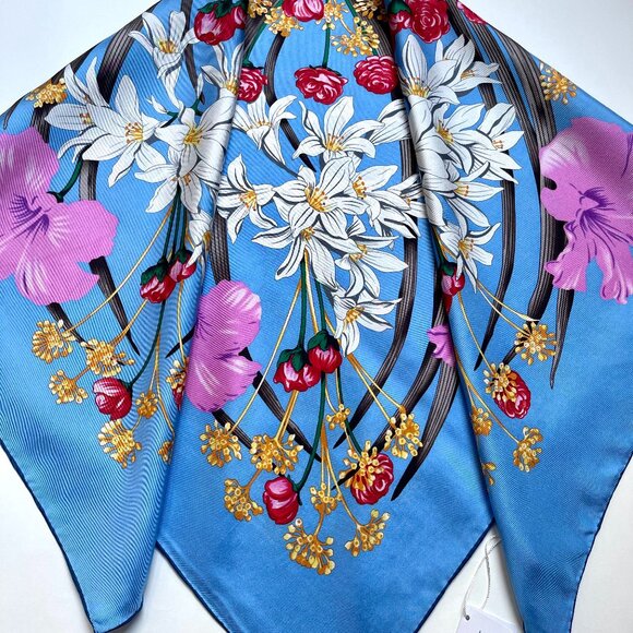 Salvatore Ferragamo Silk Scarf - Picture 14 of 15